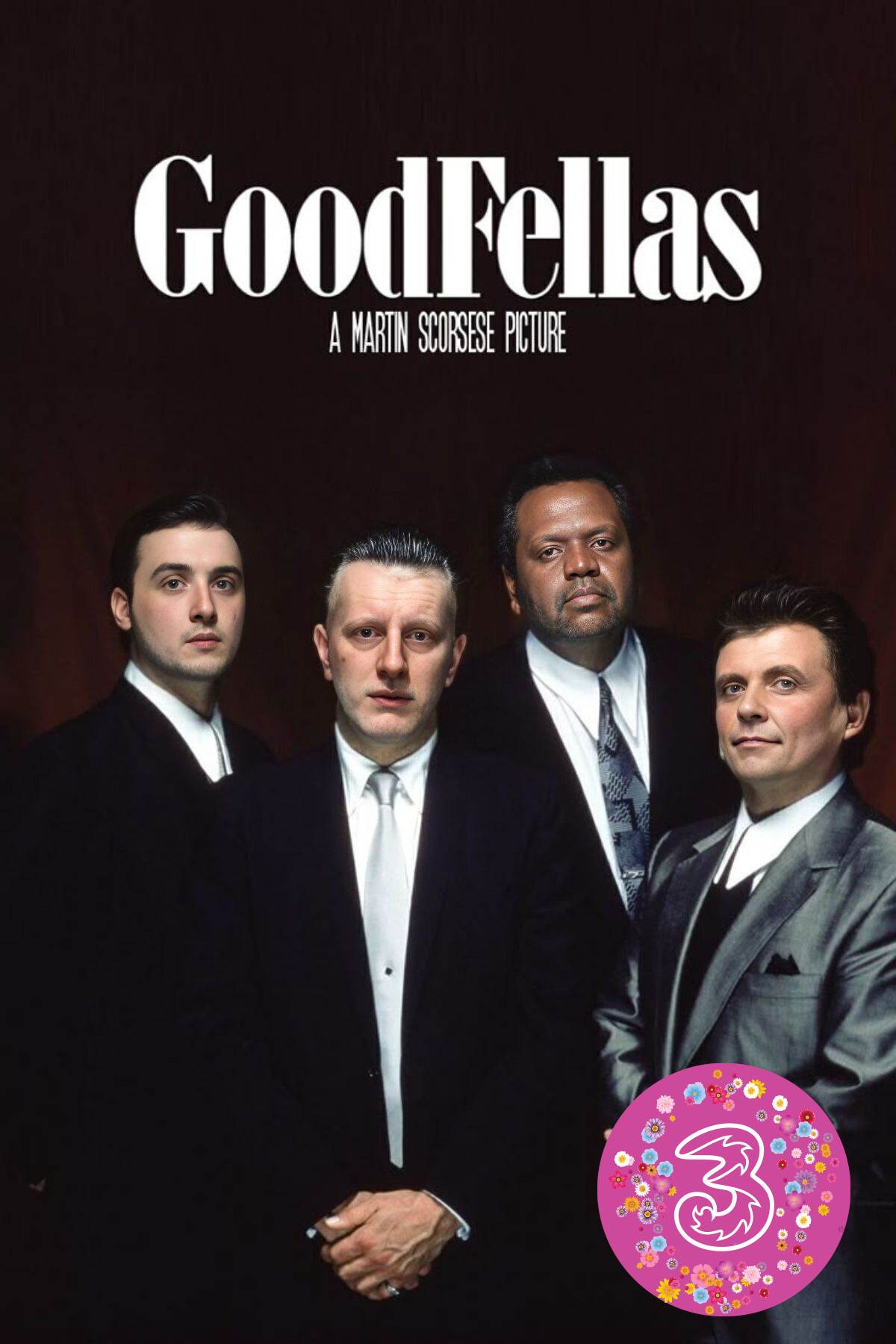 AI-transformed GoodFellas movie poster